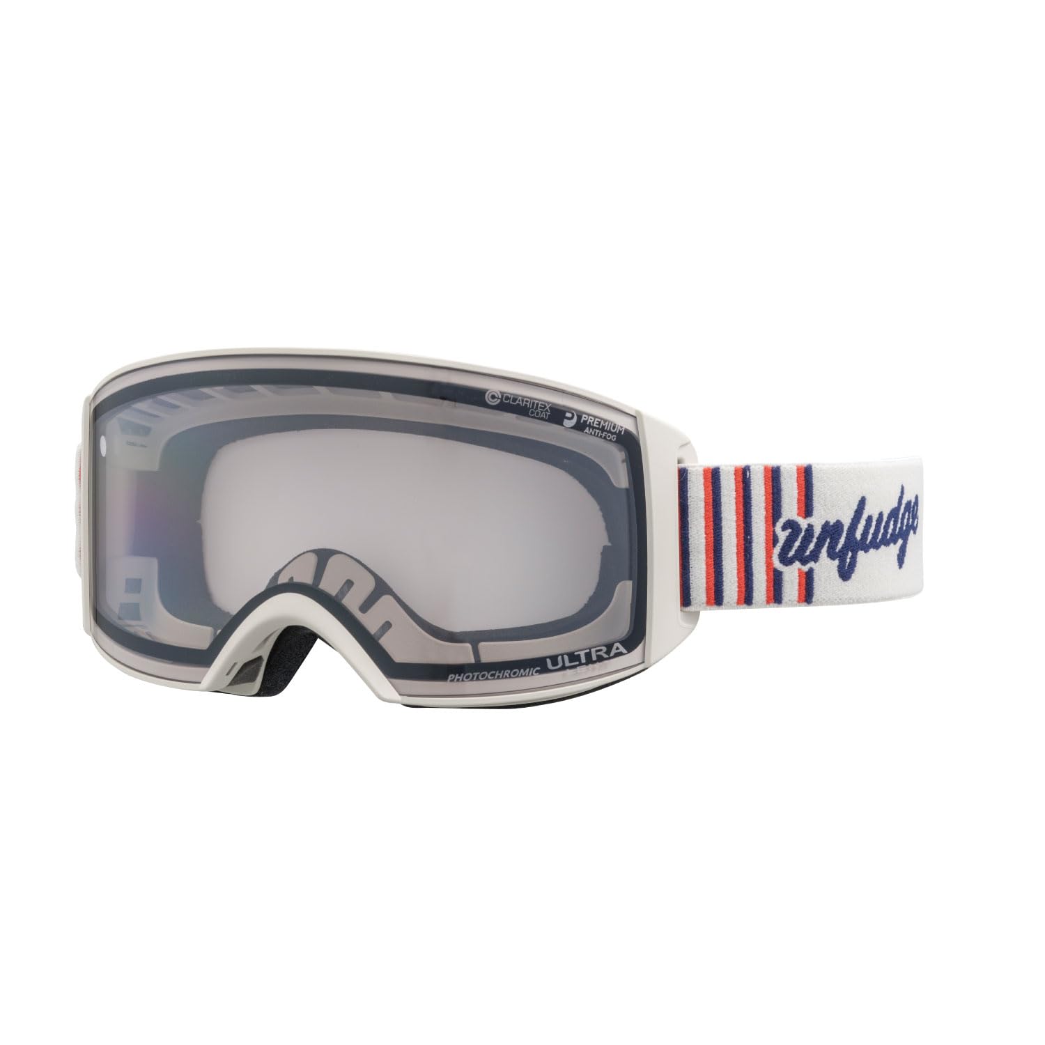 

Swans RACAN Snow Made in Light Silver Mirror with Ultra Light Gray for Glasses Mirror Goggles, Japan, RA-MDH-CU-LG OW, Photochromic, Skiing,