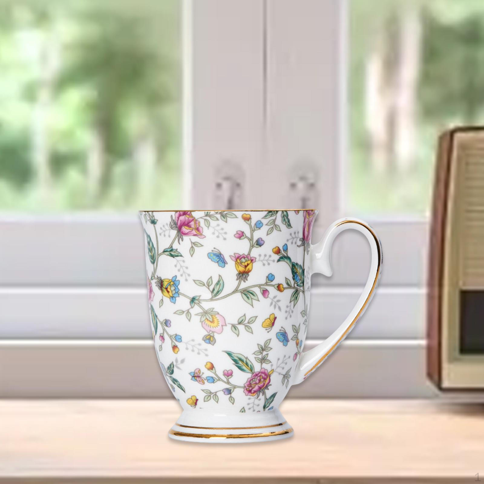 

Керамічна чашка для жінок у чашці для чаю. Multicolor Flower