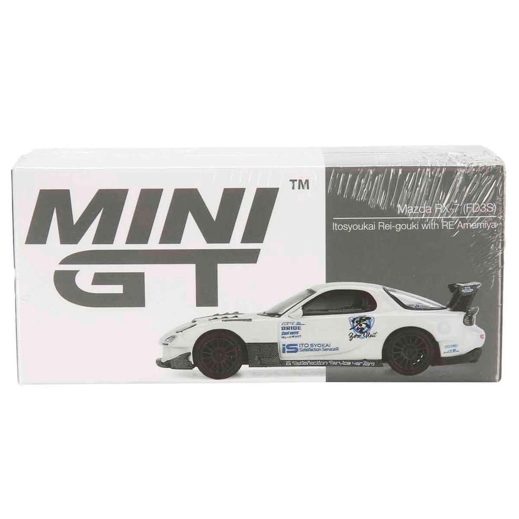MINI GT 1/64 Scale Mazda RX-7 (FD3S) Ito Shokai Zero with RE Amemiya (Right-Hand Drive) Finished Model MGT00996-R