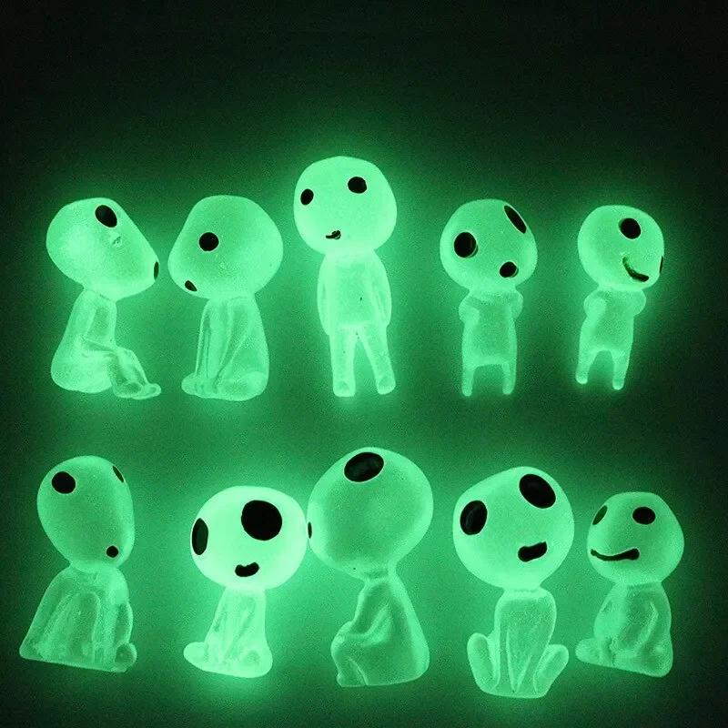 Hot 10pc Miniature Landscape Decoration Glow in The Dark Princess Shaped Home Garden Decoration Ornament Glow in The Dark Hot