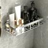 No Drill Storage Shelf Heavy Duty Shower Rack Storage Accessories Wall Mounted Shelf  Kitchen