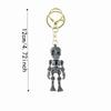 Articulated Joints Articulated Skeleton Key Ring 3D Printing Skull Bag Pendant  Car Keys