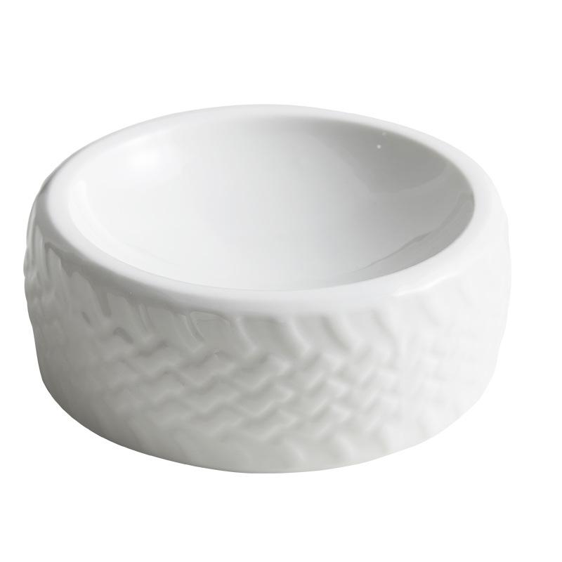 Creative Wheel Plate Ceramic Steak Plate Restaurant Specialty Cuisine Cooking Dishes Modern Home Breakfast Pasta Plate Cutlery