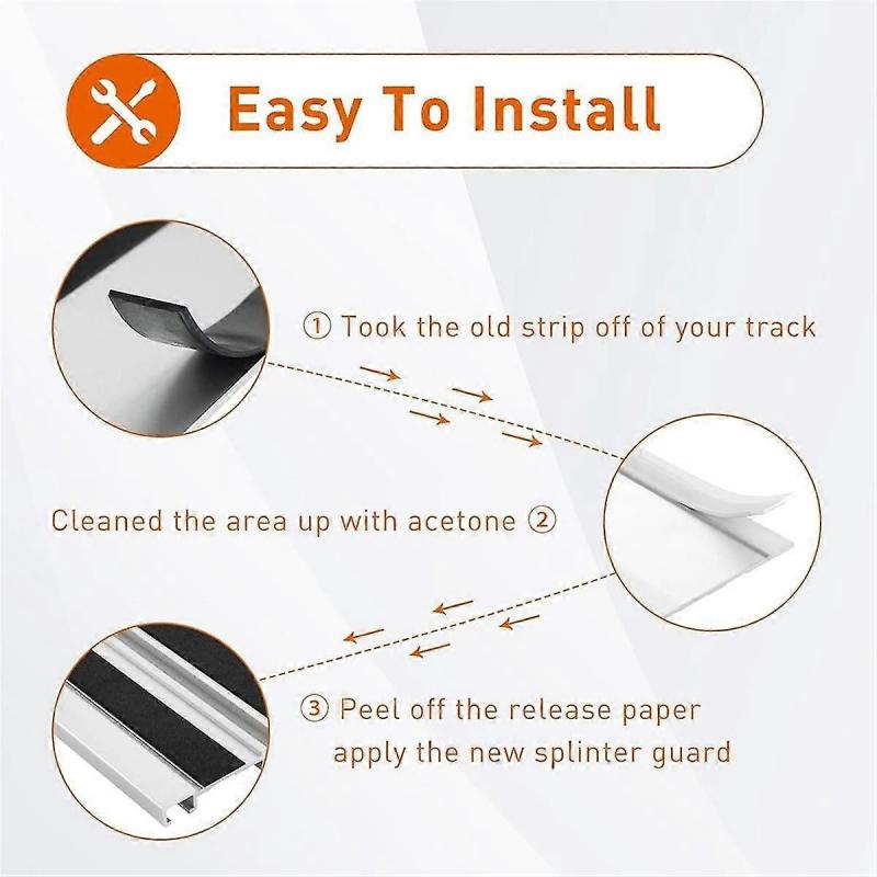 2Pcs Roll Guide Rail Splinter Guard Track Saw Guide Rails 423360-7&194419-4&495209 118In for SP6000