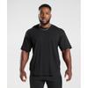 Gymshark Koszulka Power T czarna A4a9q Bb2j