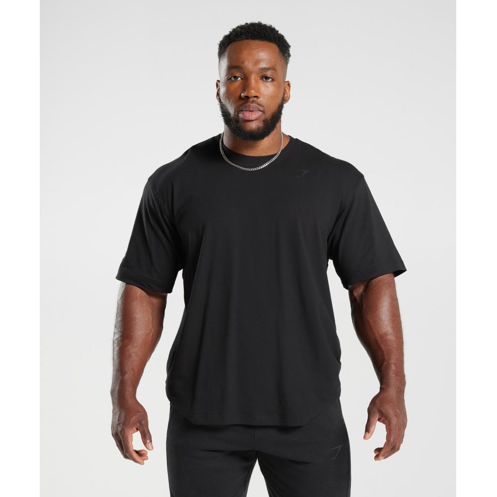 Gymshark Power T SHIRT Black A4a9q Bb2j