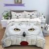 Juego de Ropa de Cama con Estampado de Dibujos Animados Colcha Funda de Colcha Funda de Almohada Decoración del Hogar Regalo de Cumpleaños (1 * funda nórdica + 2 * fundas de almohada, sin núcleo)