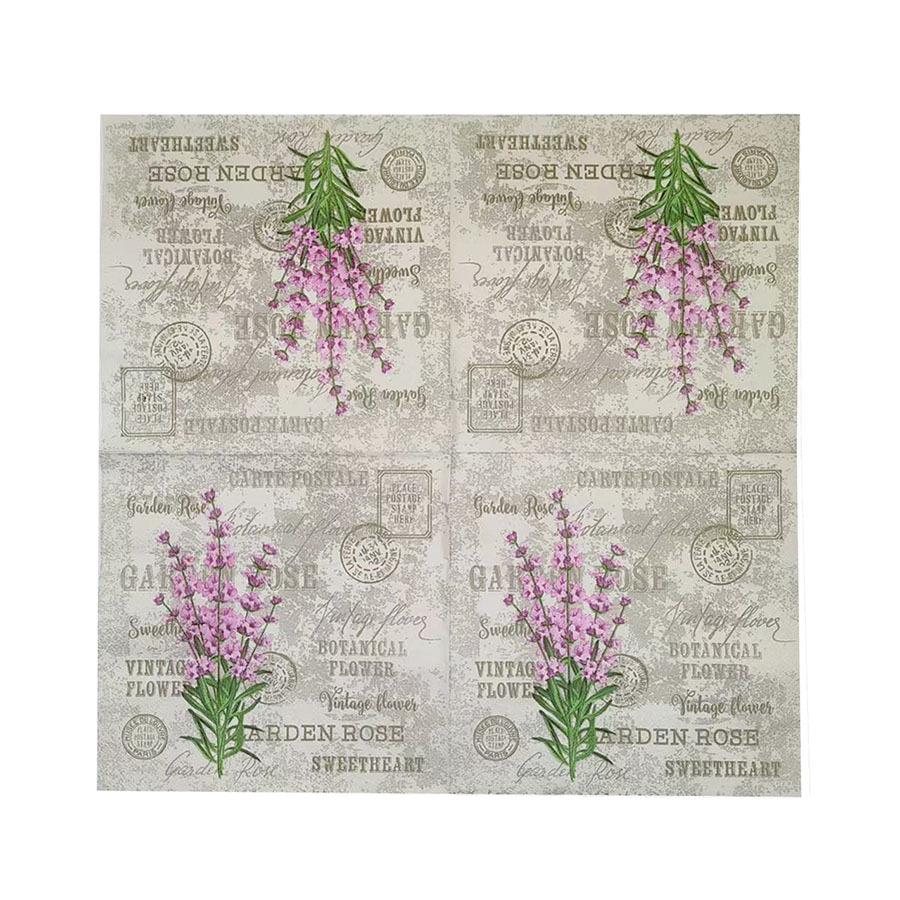 20pcs/pac Floral Printed Paper Napkins for Wedding Colorful Facial Tissues for Party Table Setting Disposable Dinner Napkins