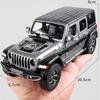 1:22 Wrangler Rubicon Suzuki Hustler Alloy Toys Diecast Model Car Doors Opened Sound Light Pull Back Vehice Friend Birthday Gift