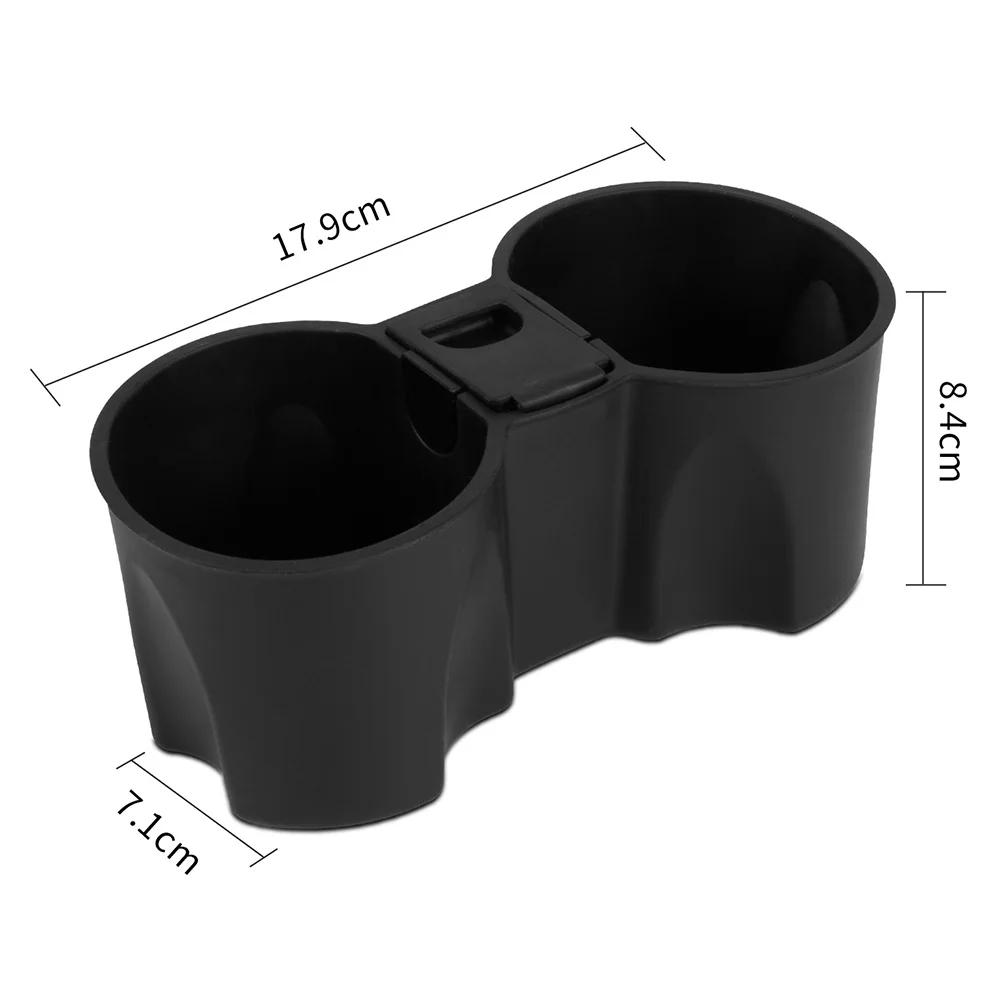 for Tesla Model 3 Highland Model Y 2025 Center Console Cup Holder Insert Silicone Interior Slot Slip Drink Limiter Accessories