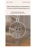 Reinforced Poultry & Rabbit Coop: Rodent & Weasel-Proof, Excellent Droppings Leakage, Thickened Bottom