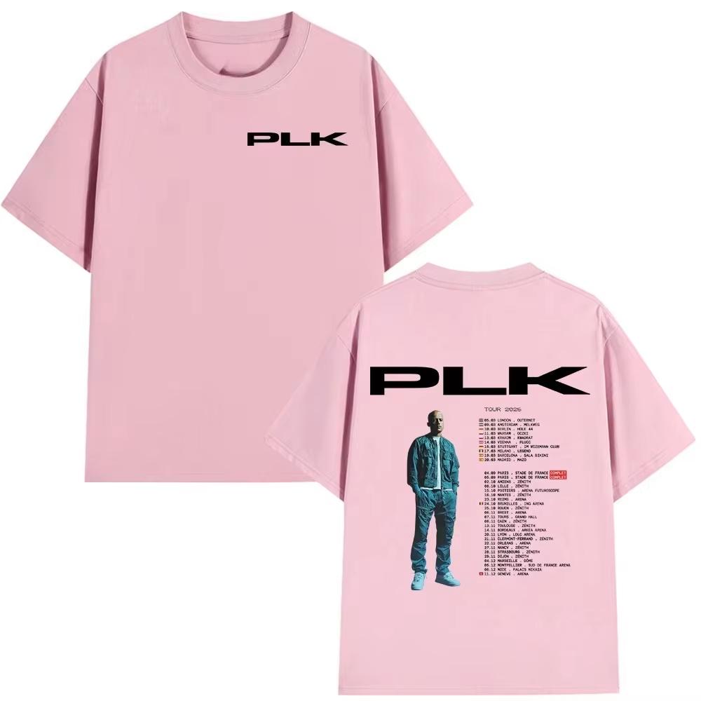 Rapper PLK 2026 Tour Vintage‑Hip‑Hop‑Style Unisex Casual Street‑Wear Short‑Sleeve T-shirt
