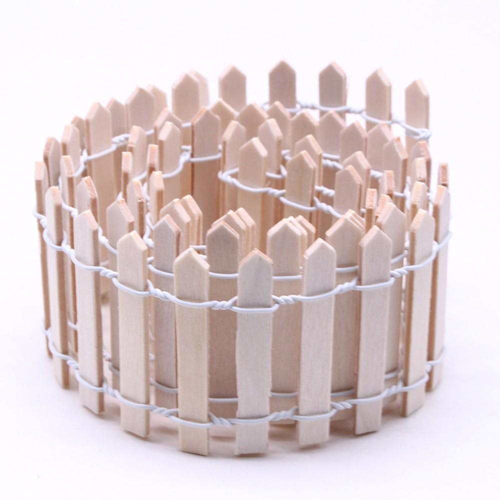 

Elegant Miniature Fencing Solution for Crafting and Gardening Needs 5x90cm Natural Color