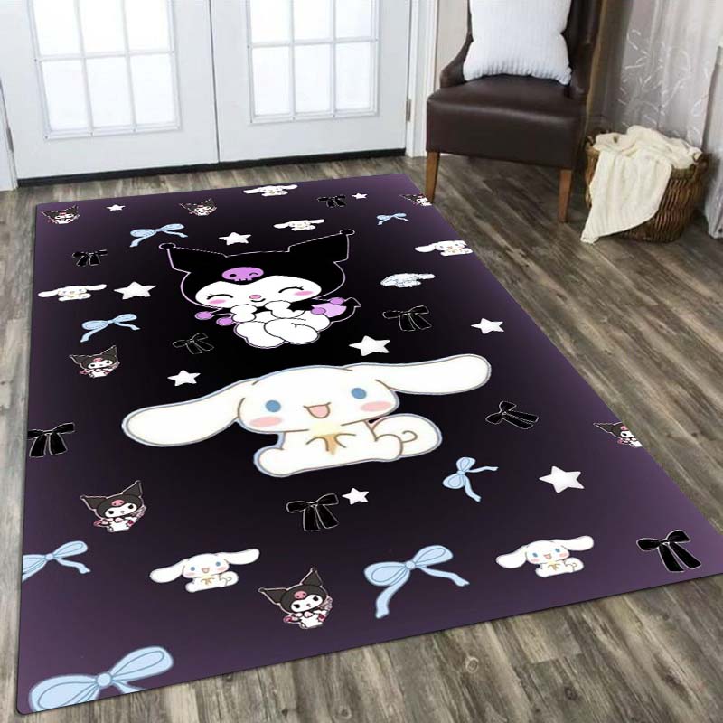 

3DKuromi Cartoon Character Non-slip Rug for Living Room, Suitable for Bedrooms, Playrooms, Sofas, Home Decor Doormats.6-1 60x90cm
