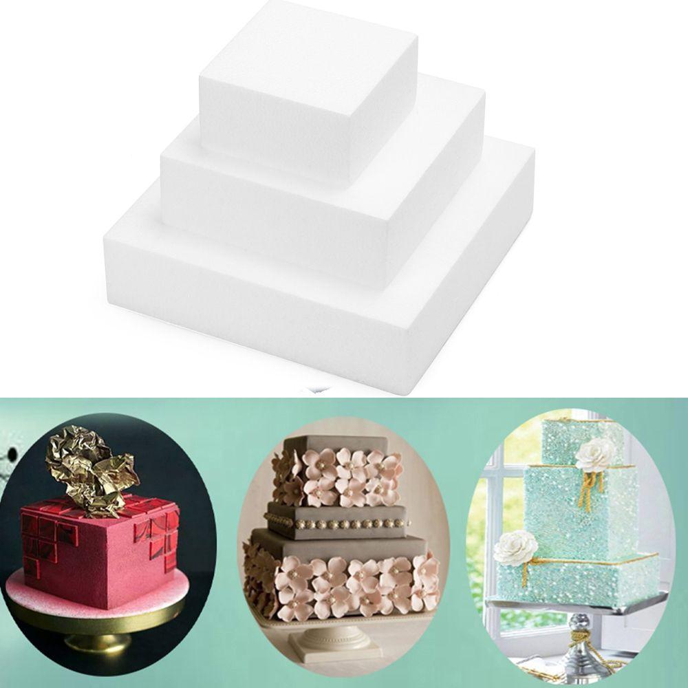 4/6/8/ inch Kitchen Supplies Bakeware Sugarcraft Cake Dummy Practice Model Baking Mold Foam Cake Mould