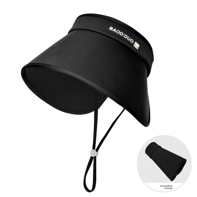 Summer Ultraviolet Protection Sun Hat With Wide Brim For Outdoor Travel And Sunshade