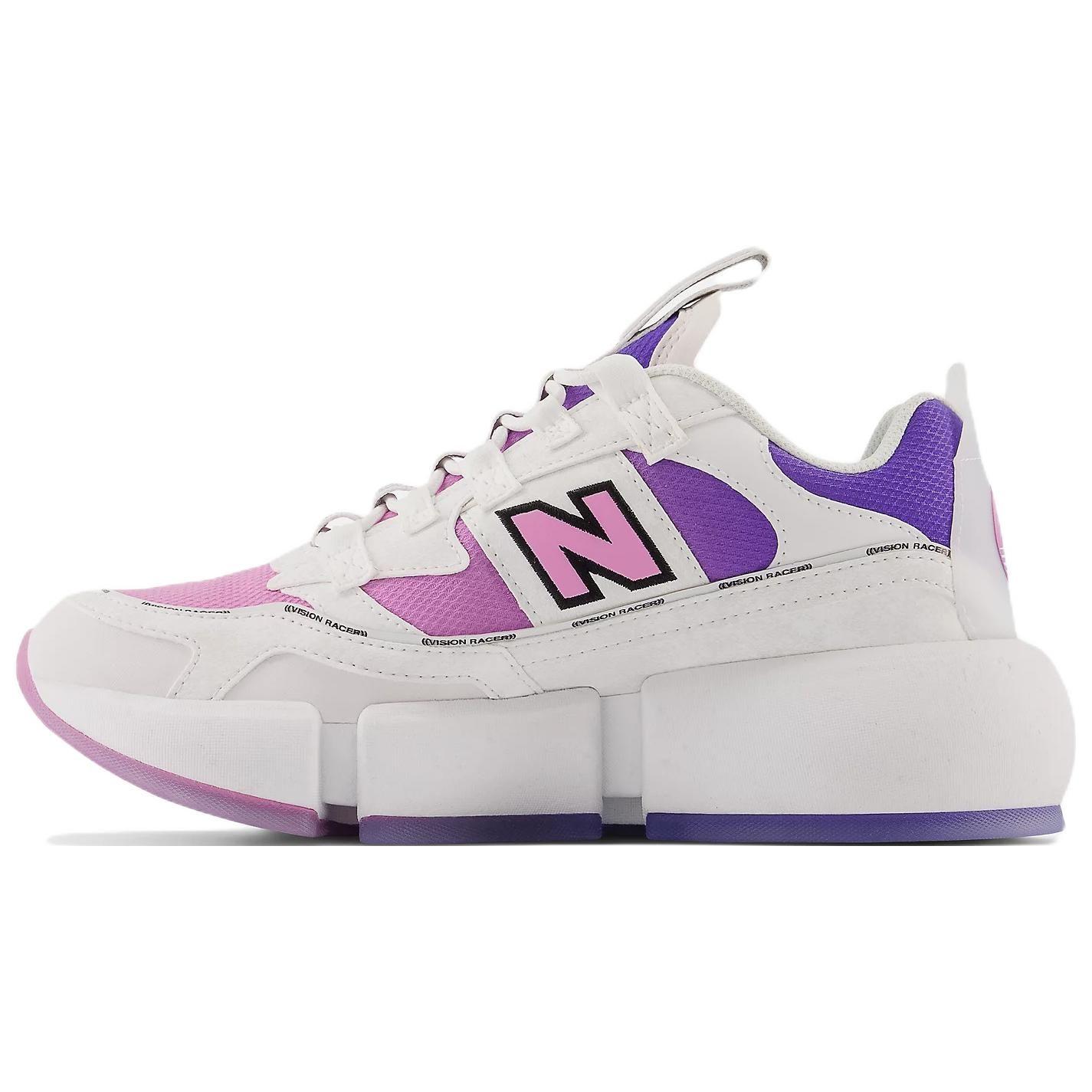 Jaden Smith x New Balance Vision Racer Sunset Chaser - White Mirage Violet Unisex Sneakers New-Balance-White MSVRCSSN 42
