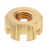 Durable Metal Outboard Nut Castle High Performance Engine Accessory Shaft Nut Gold for Yamaha 6 To 15HP