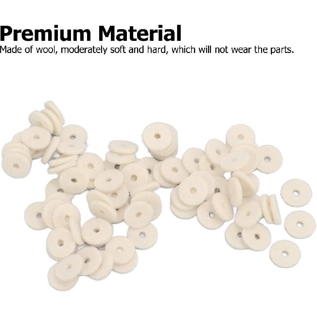 12mm Piano Felt Pads,Piano Leveling Key Washers Piano Regulating Tools for Piano