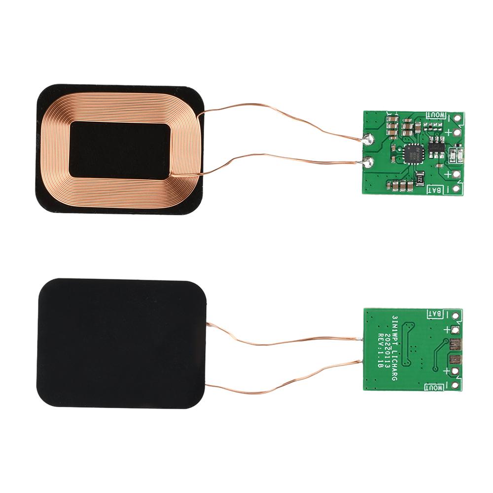 5W Wireless Charging Module PCBA Module Compatible 3.7V~4.2V Lithium Battery Retrofit Mobile Power DIY Wireless Charger