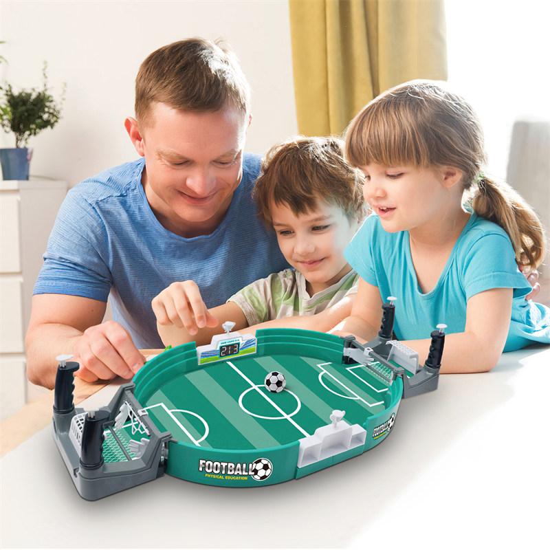 Soccer Table Football Board Game For Family Party Tabletop Play Ball Soccer Toys Kids Boys Sport Outdoor Portable Multigame Gift