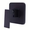 Shower Valves Wall Mount Copper Faucet Shower Rough-In Valve Bathroom Trim Kit Single Handle Tub Shower Valve Mixer, Matte Black