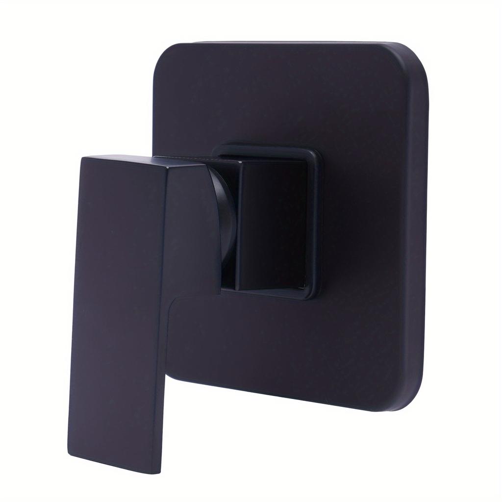 Shower Valves Wall Mount Copper Faucet Shower Rough-In Valve Bathroom Trim Kit Single Handle Tub Shower Valve Mixer, Matte Black