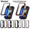 Tempered Glass+Watch Case For Huawei Band 6 / 7 / 8 / 9 NFC Screen Protector Honor Band 6 7 Case Cover Bumper