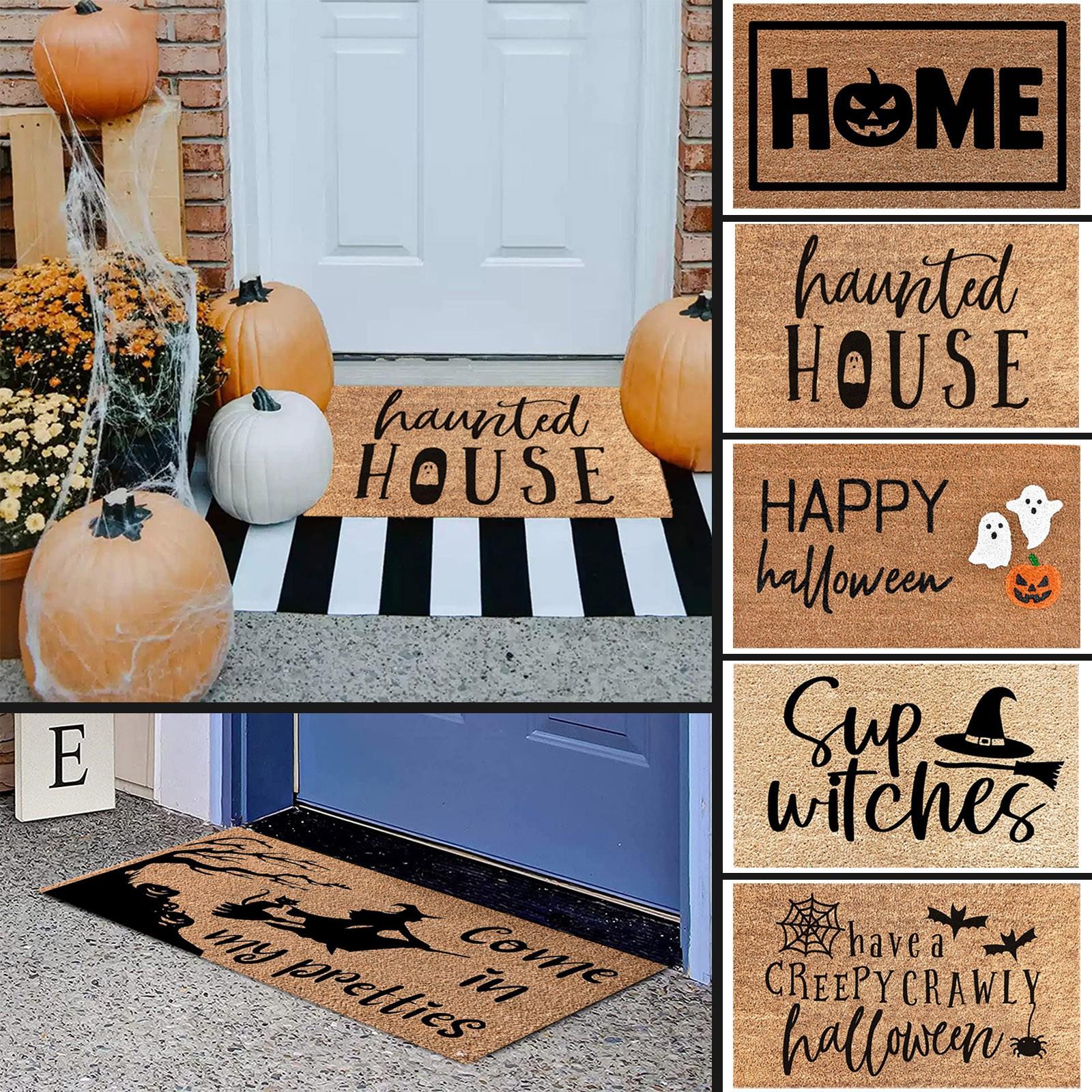 

Приветственные коврики для передней двери, прочные нескользящие напольные коврики для машинной стирки