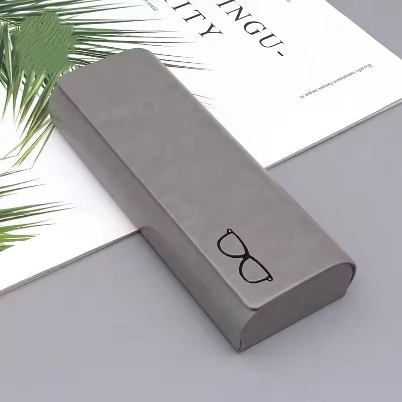 PU Leather Glasses Case Box Portable Fashion Myopia Glasses Sunglasses Storage Box Anti-pressure Eyeswear Mirror Case Bag