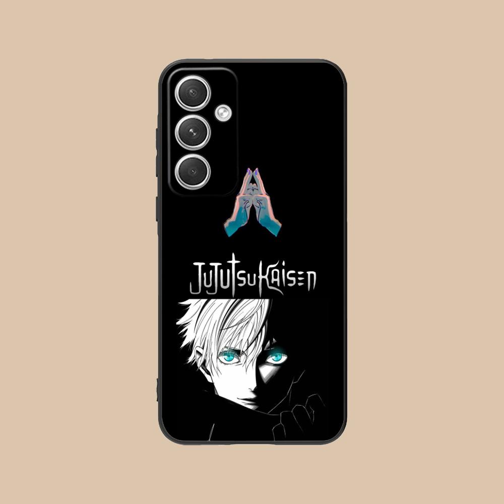 Jujutsu Kaisen Satoru Gojo Phone Case for Samsung Galaxy S26 S25 S24 S23 S22 S21 S20 Note20 Plus FE Ultra Colorful Cover Luxury