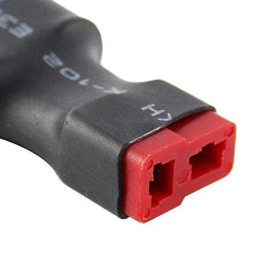 Boladge 5-pack T-typ kontakt hona till EC5 kontakt hane adapter för RC LiPo