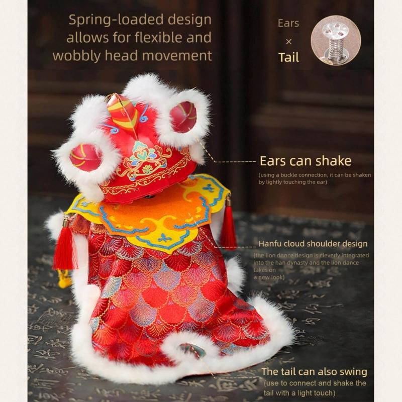 Chinese New Year Craft Kits Lions Dance Themed Lanterns Easy Assembly Holiday Classroom Activity Supplies
