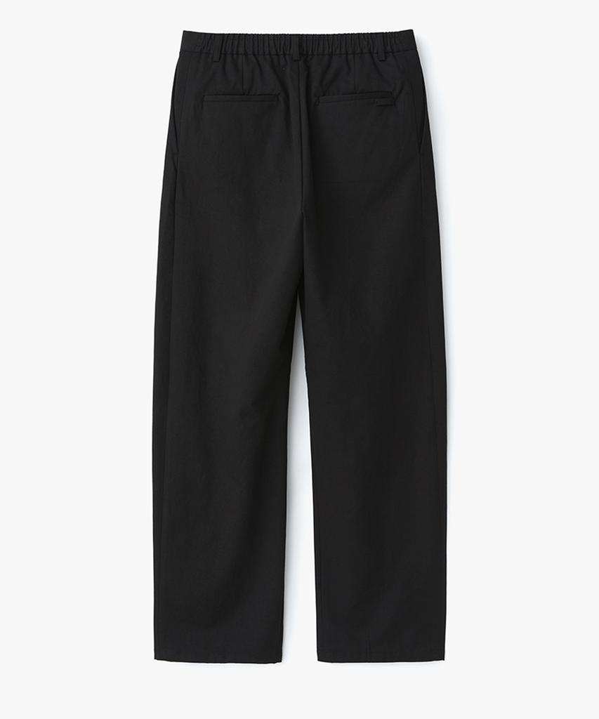 Le Mad Single-Pleat Banding Trousers - Black