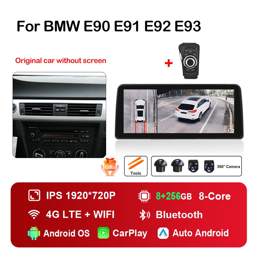 12.3 Inch Android Car Radio Multimedia Player for BMW 3 Series E90 E91 E92 E93 2005 - 2012 GPS HD Touch Screen DSP Stereo