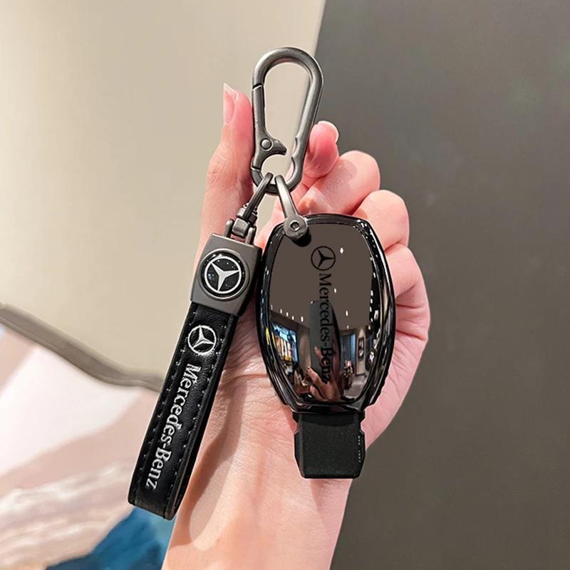 TPU Key Fob Cover For Mercedes Benz A B C E S Class W204 W205 W212 W213 W176 GLC MAYBACH Keyless Soft Case yut6