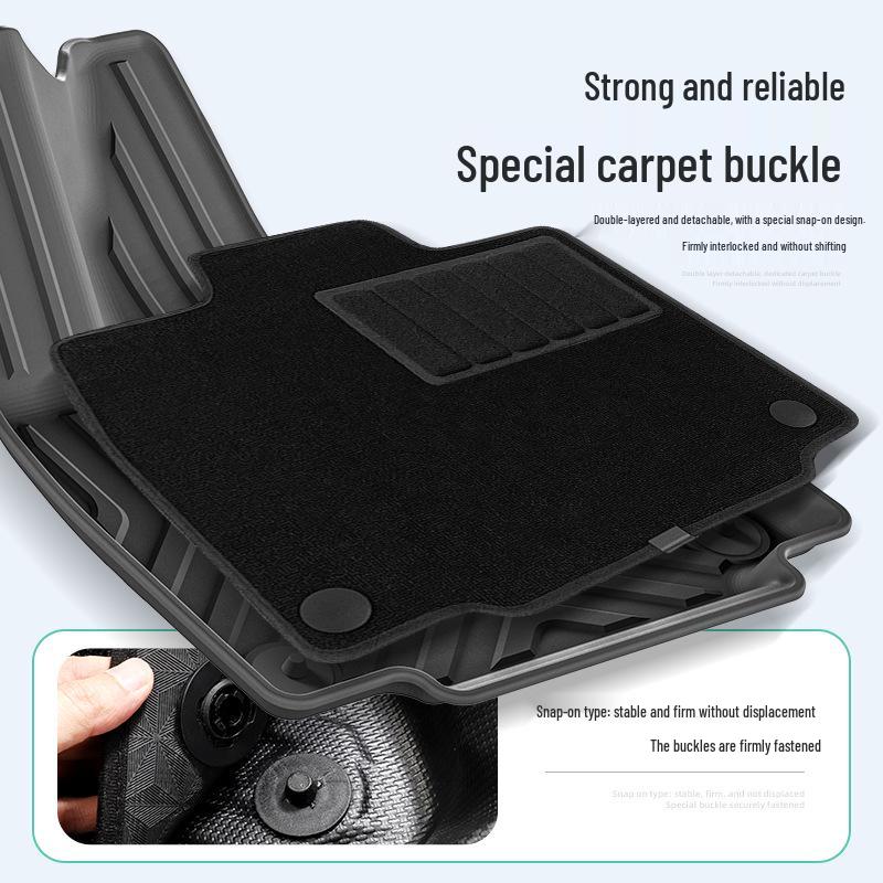 Eco-Friendly TPE Floor and Trunk Mats for 24-25 Lantu Zhiyin Car