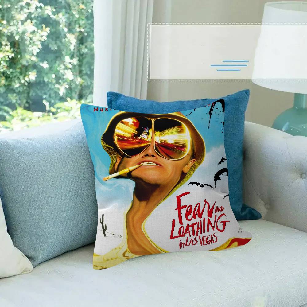 MOVIE Fear Loathing Las Vegas Cushion Cover Decorative Pillow Sofa Home Decor case pillow cases