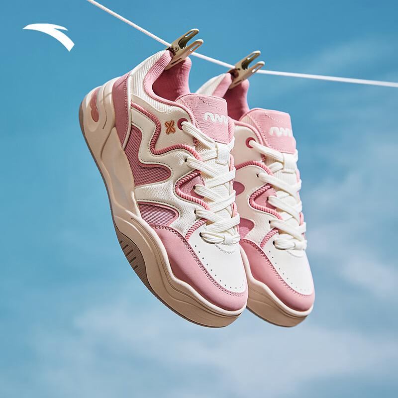 Anta Women s Cream Bun Platform Sneakers 8
