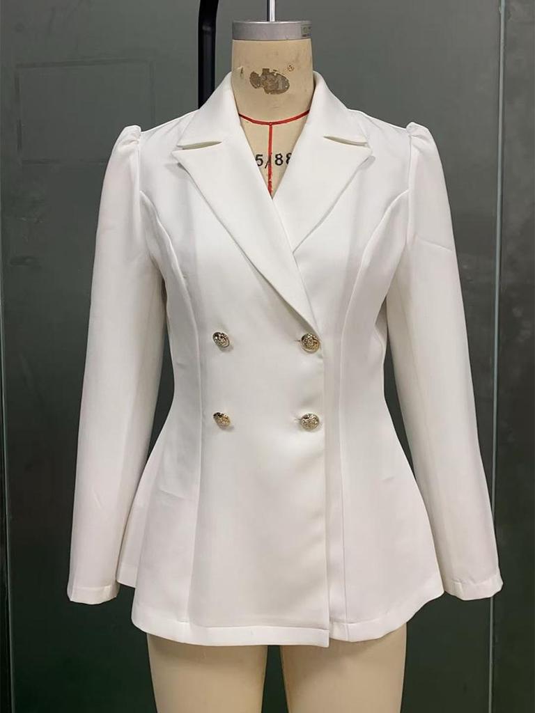 Rui Hou European & American Style Women's Autumn Long Sleeve Blazer
