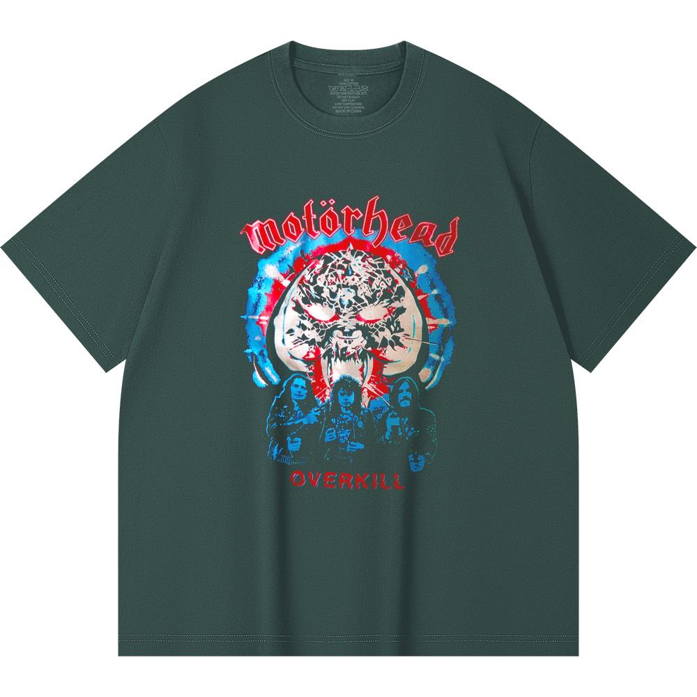 230 Gsm 100% Cotton Heavy Metal T-Shirt Rock Band Popular Music Print Unisex Heavy Cotton T Shirt