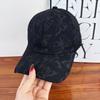 New Spring and Summer Heavy Industry Butterfly Embroidery Baseball Cap Female Pink Sweet Temperament Sun Hat Versatile Sunscreen Hat