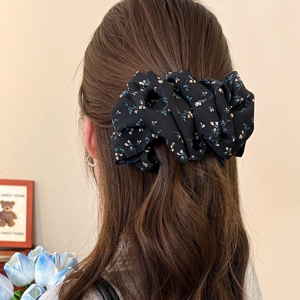 Cloth Hair Claw Clips Polka Dot Ponytail Clip Elegant Banana Clip Hair Clip  Hair Accessories