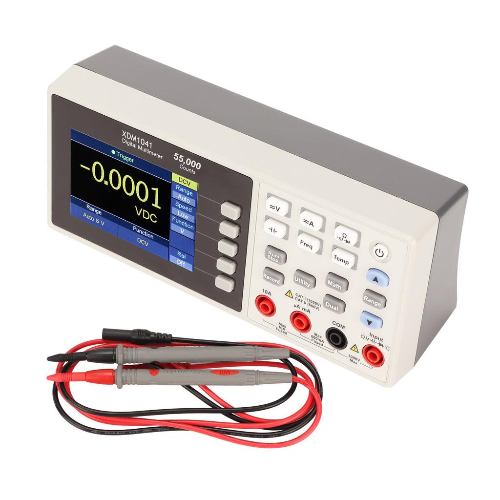 Multimetr Przenośny Biurkowy LCD 55000 Zliczeń Zapis Danych Multimetr Cyfrowy AC 90‑240V Wtyczka UK