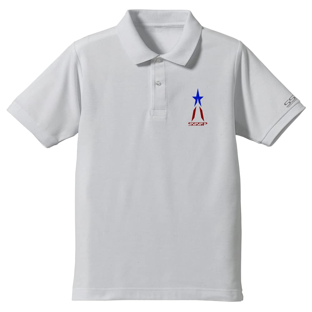 COSPA Shin Ultraman Special Forces Embroidered Polo Shirt WHITE L Size