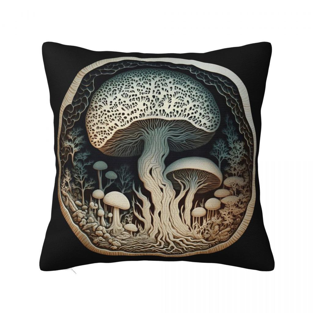 Cottagecore Aesthetic Frog Goblincore Grugne Fairycore Mushroom Pillow Covers Home Cushion Cover Cool Throw Pillow Case 4040