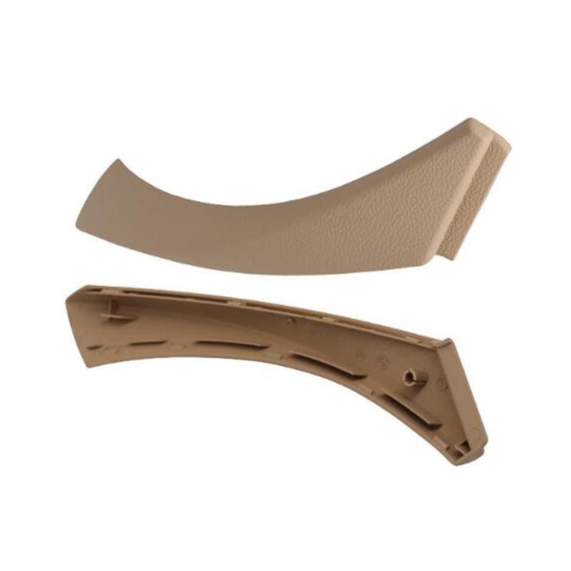 Szary beżowy czarny lewy prawy klamka wewnętrzna samochodu Panel drzwi wewnętrznych osłona wykończeniowa do naciągania dla BMW serii 3 E90 E91 328 330