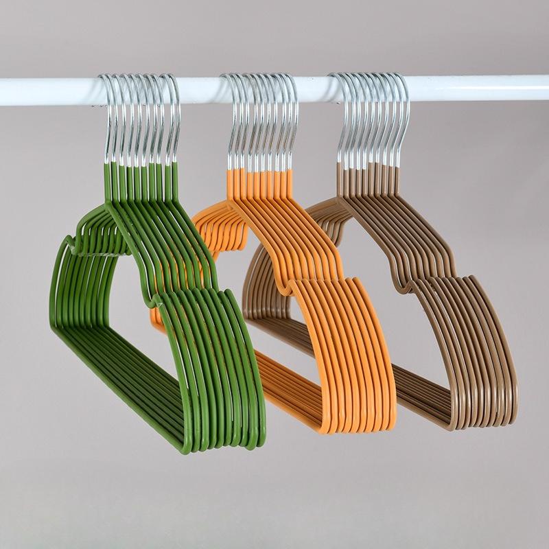 Resin Clothes Hangers, Household Clothes Hanging, Seamless and Anti-slip Clothes Drying Racks, Dormitory Student Household Clothes Storage Racks