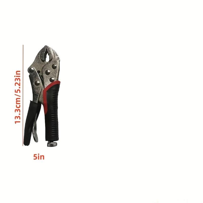 5inch Locking Pliers Lock Pliers Curved Jaw Pliers Straight Long Nose Pliers Multi-function Welding Tools