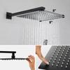 Rain Shower Kit Rain Shower Kit  Single Handle In Wall Waterfall Shower  Kit for Bathroom Home Black Shower Faucet Set